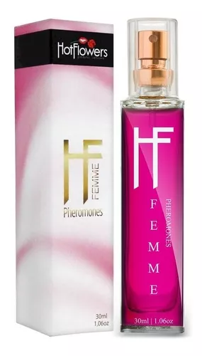 Perfume Feromônios Feminino Hot Flowers Hf Femme 30ml