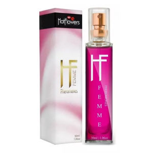 Perfume Feromônios Feminino Hot Flowers Hf Femme 30ml